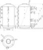 Picture of  Accumulation tank 3000l MT0, d1250+DN32