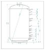 Picture of  Accumulation tank 2000l MG0, d1100